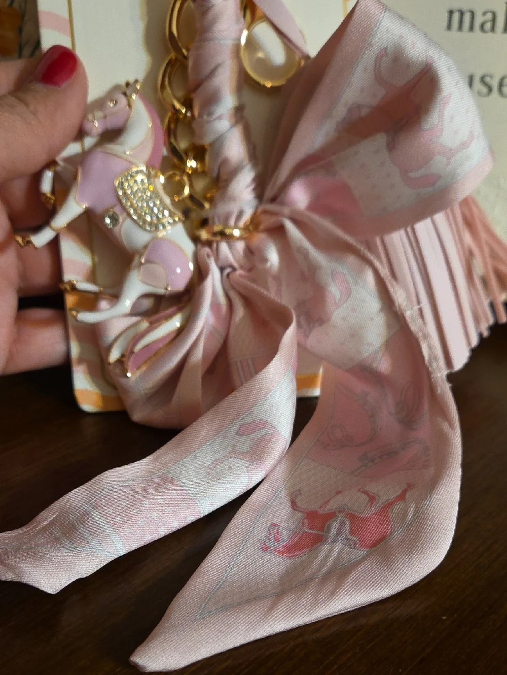 Piper K Horse Bag Charm & Key Chain NWOT - Picture 4 of 9